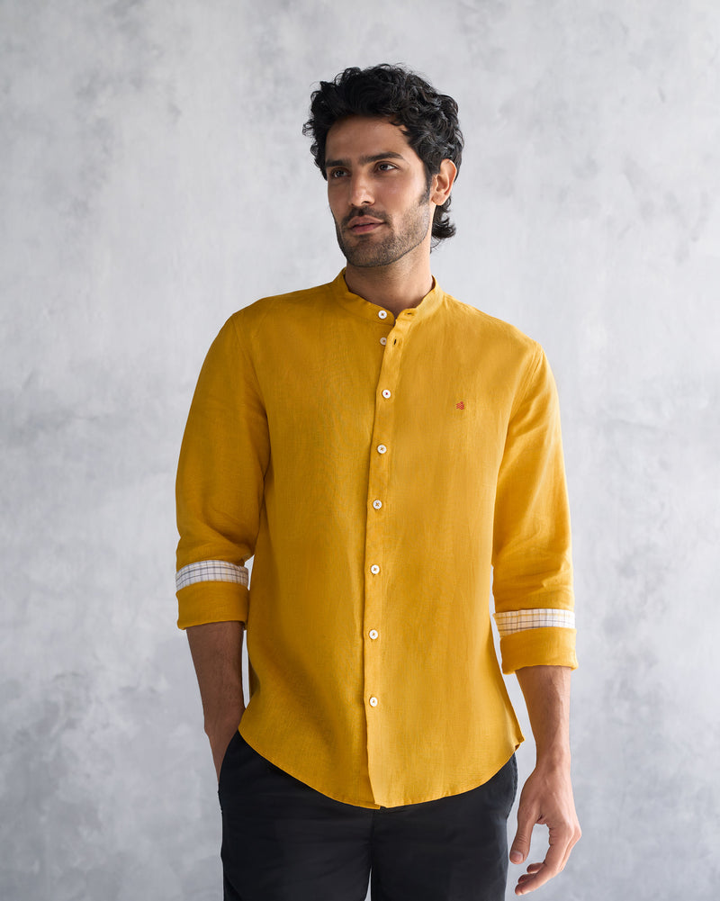 Nawab Shirt - Ochre