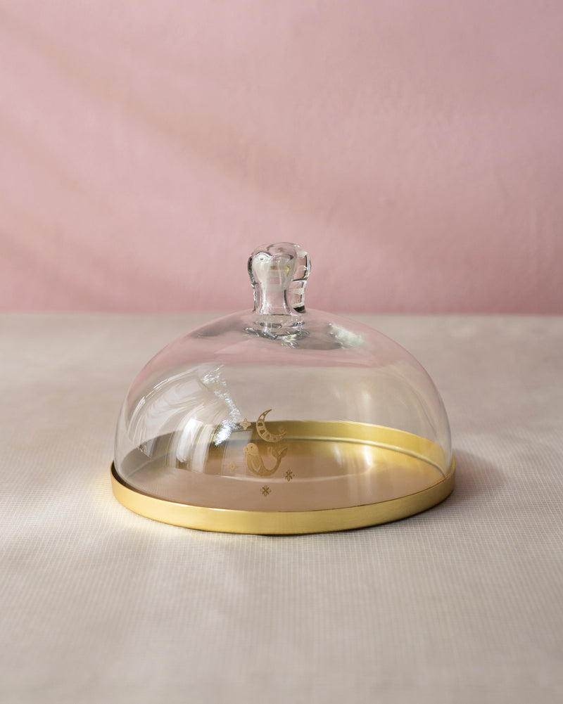 Myra Cookie Plate with Cloche