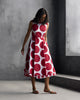 Tapas Layered Dress - Red & White