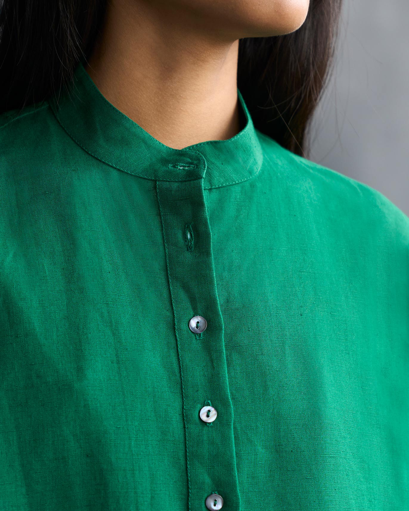 Short Sleeve Kurta - Green