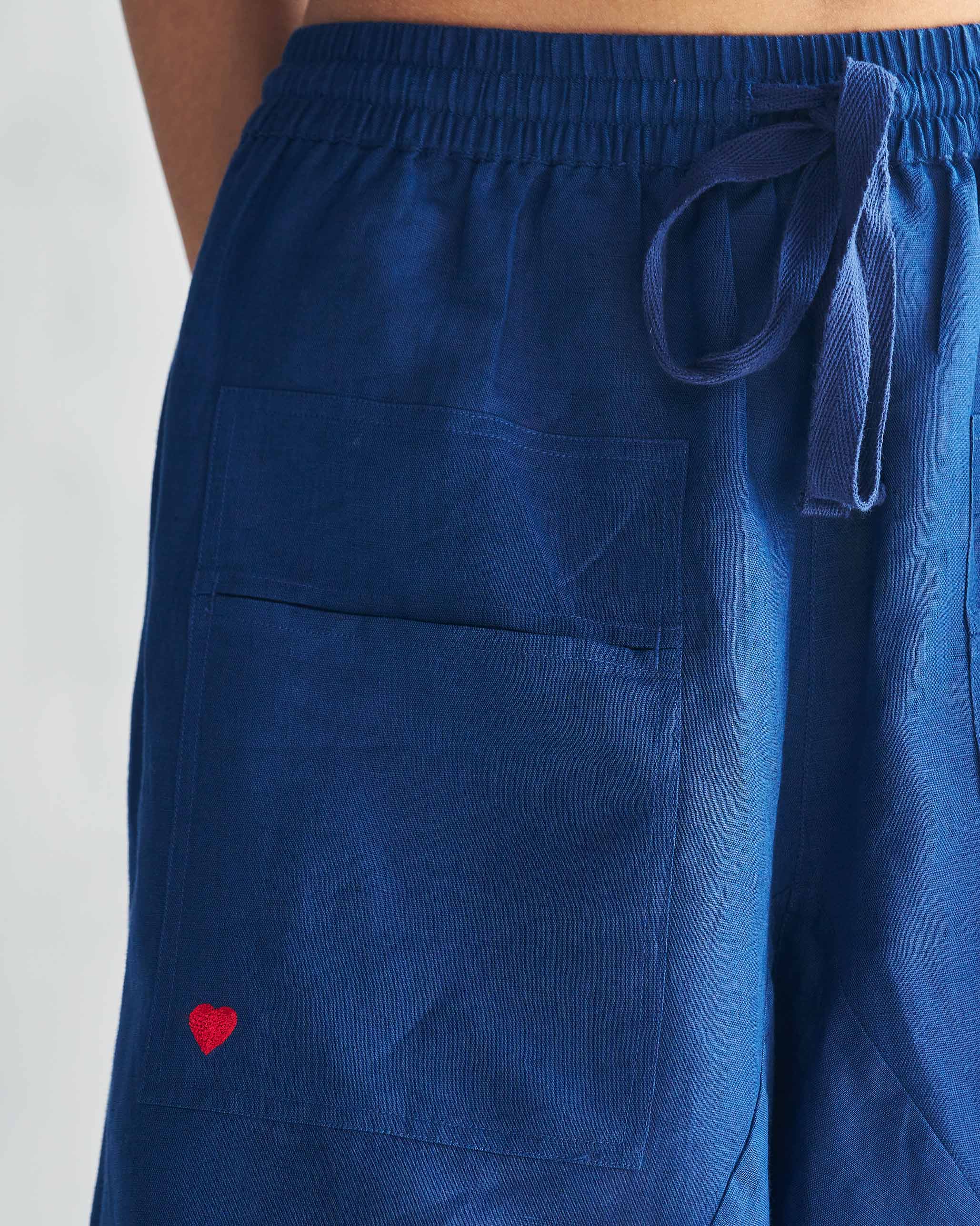 Yoka Trousers - Indigo