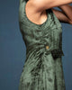 Dart Dress - Emerald Green