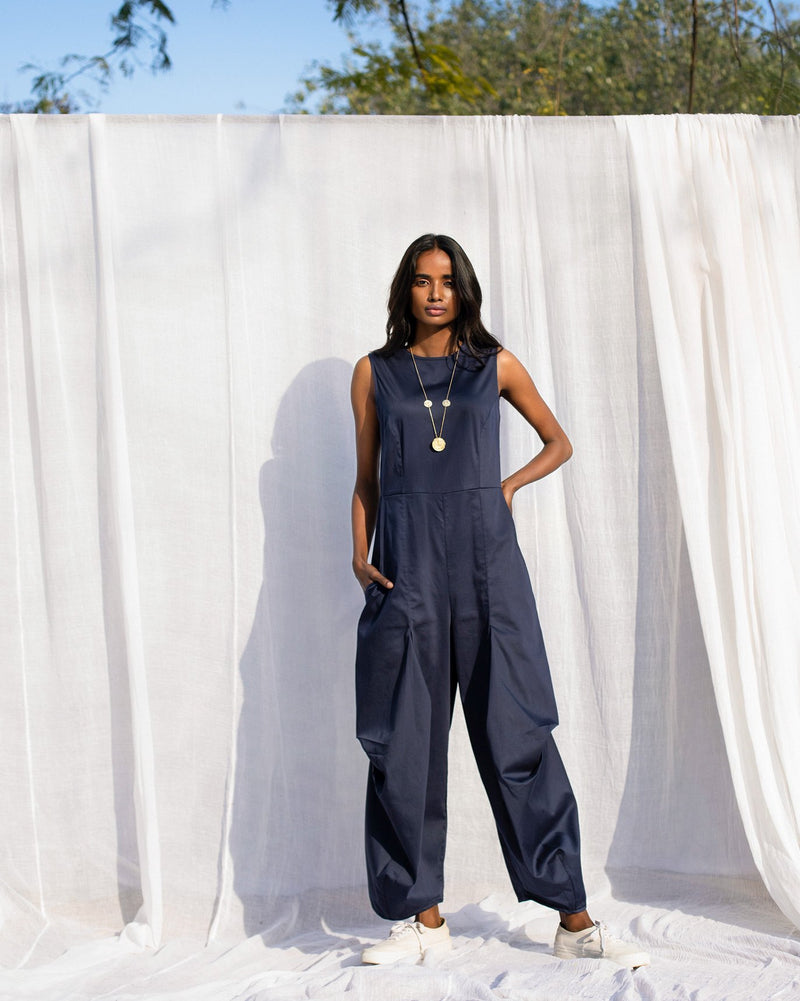 Teesta Jumpsuit - Navy