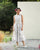 Yoroi Dress - Grey & White