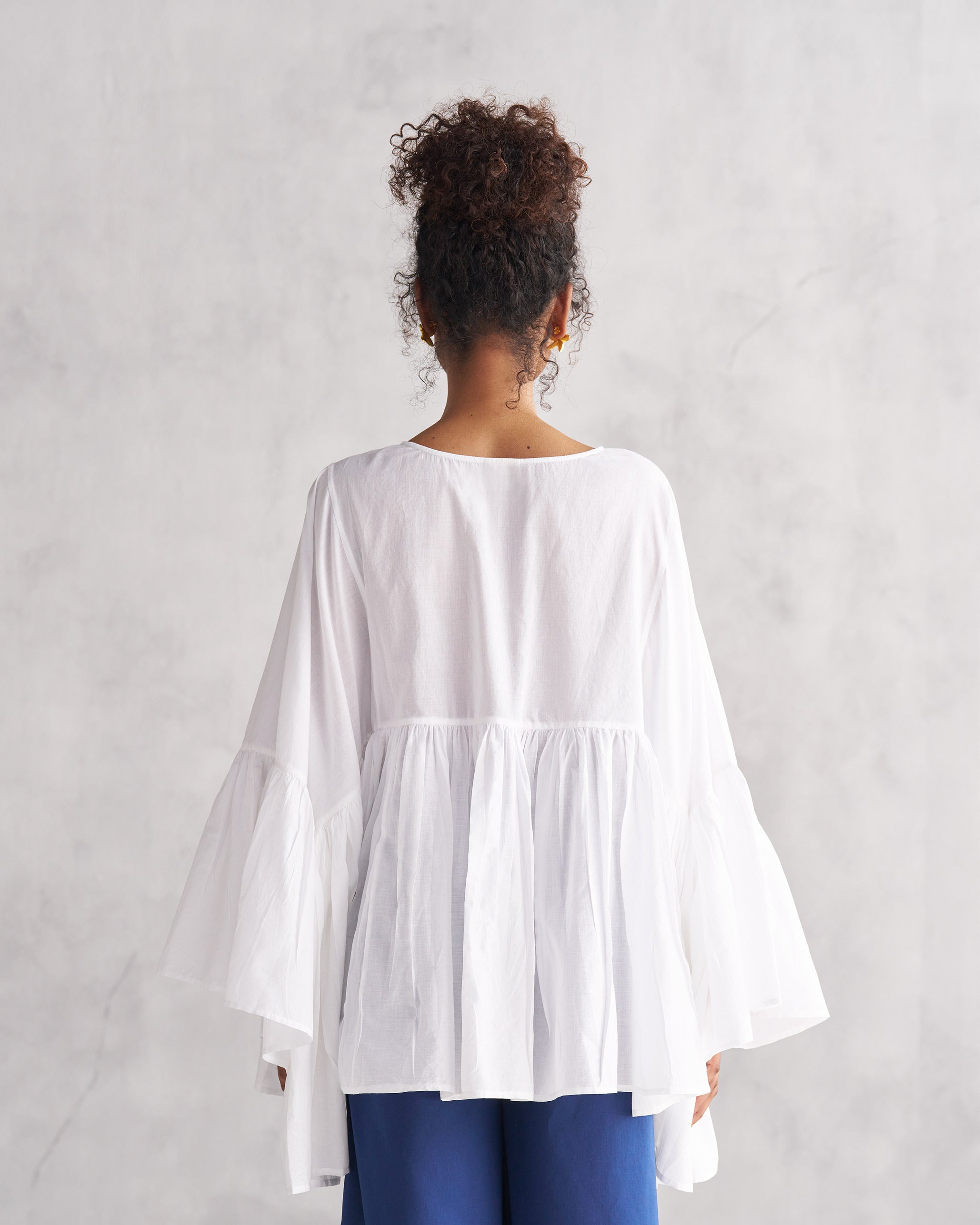 Frill Top - White