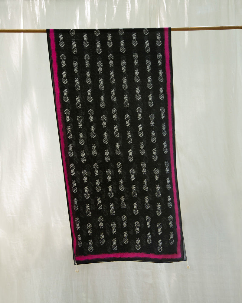 Tropico Scarf - Black & Pink