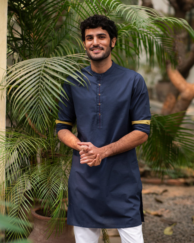 Chandni Chowk Kurta - Blue