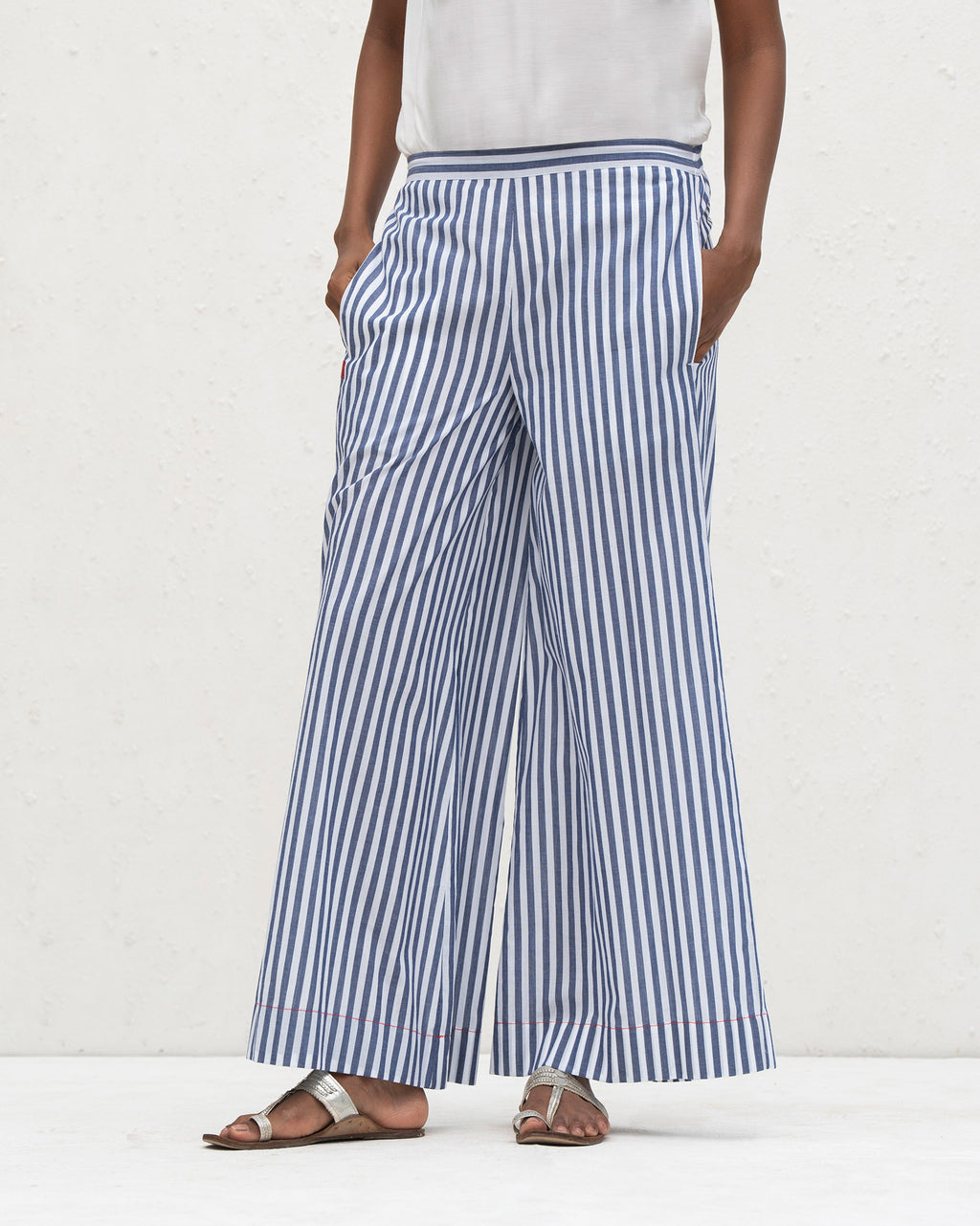 Basic Pyjamas - Blue & White – Nicobar