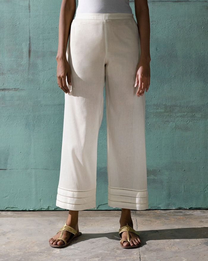Stitch Pants - Ivory