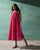 Back Bow Dress - Pink & Silver