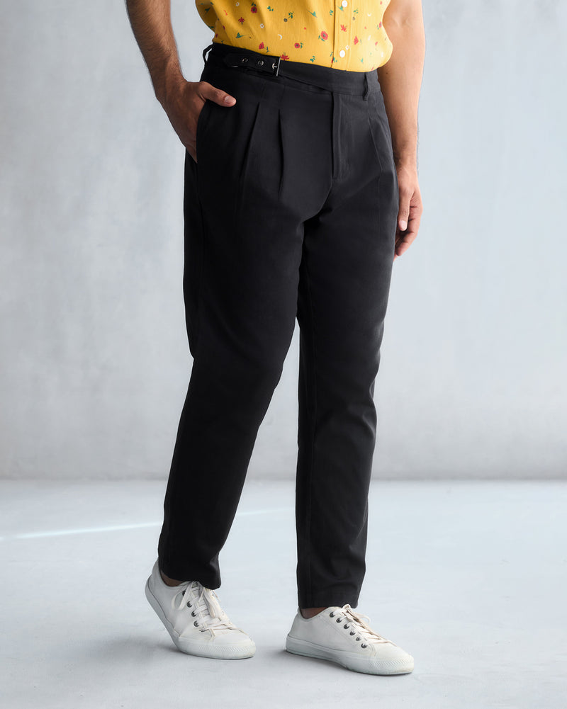 Trunk & Twill Trousers - Black