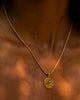 Alphabet B Charm- Black & Gold