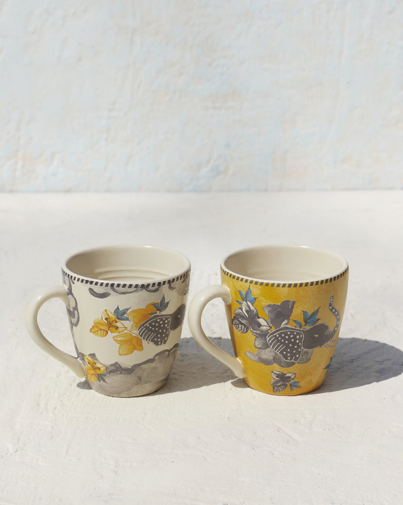 Bougainvillea Mugs (Set of 2)