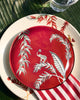 Thazin Quarter Plate - Red