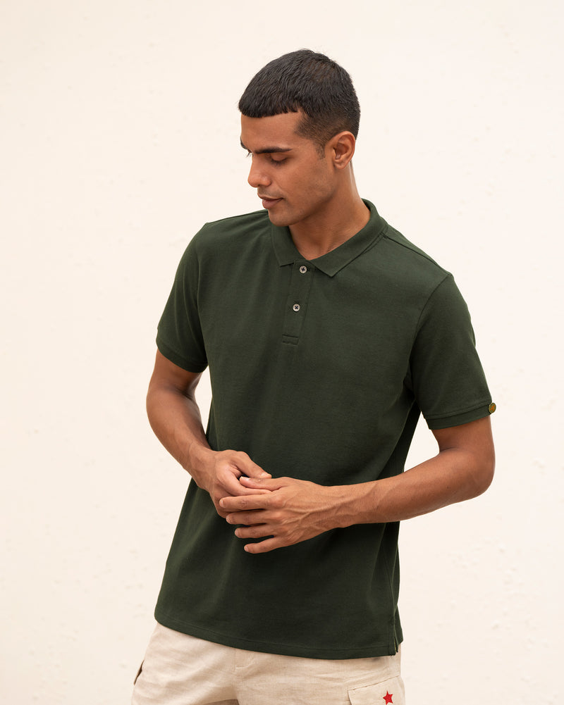 Polo T-Shirt - Olive