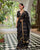 Fireflies Sari - Black & Gold