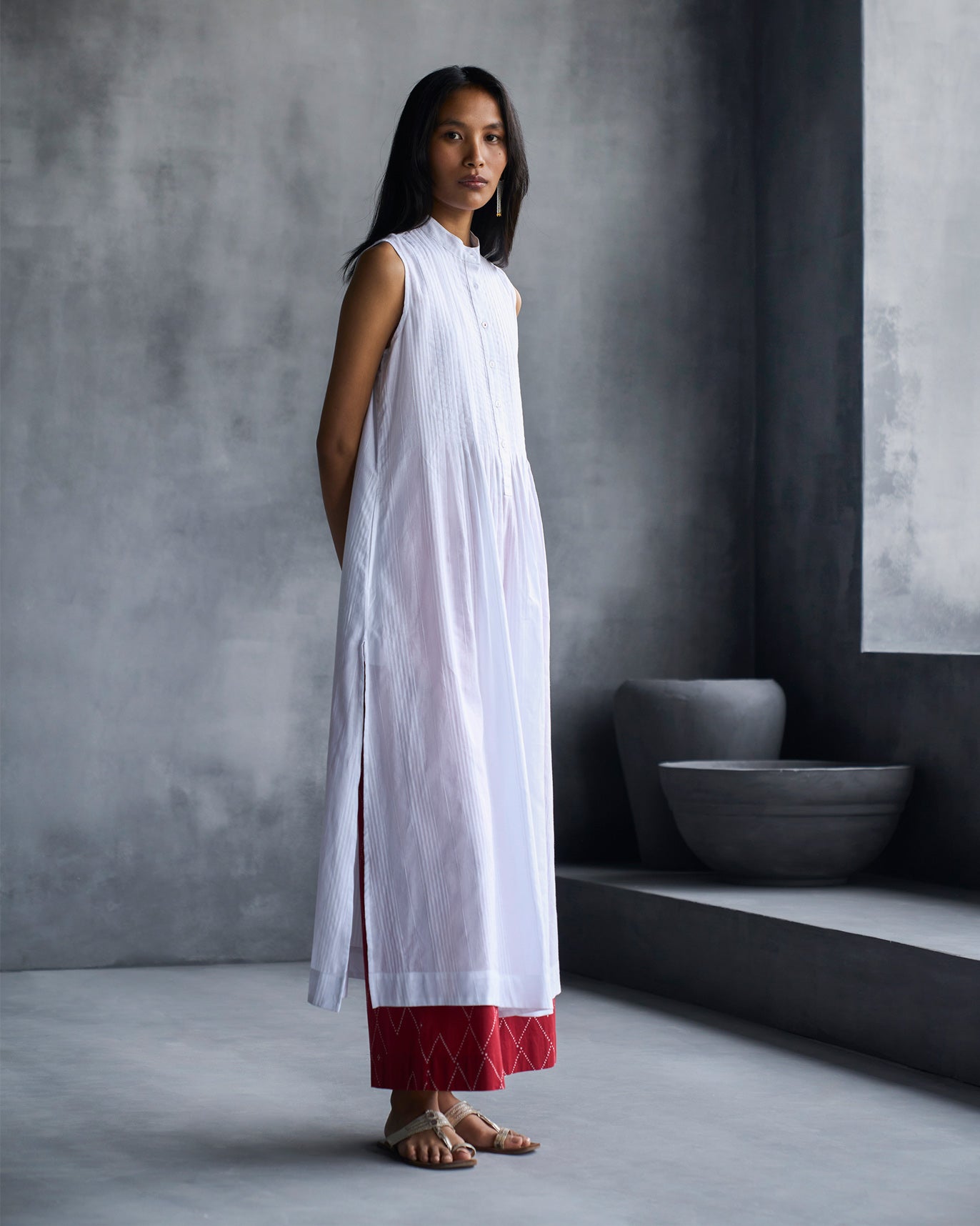 Summer Fun Kurta - White