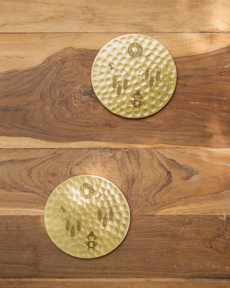 Field of Wheat Coasters (Set of 2)