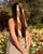 Safari Floral Scarf - Rust