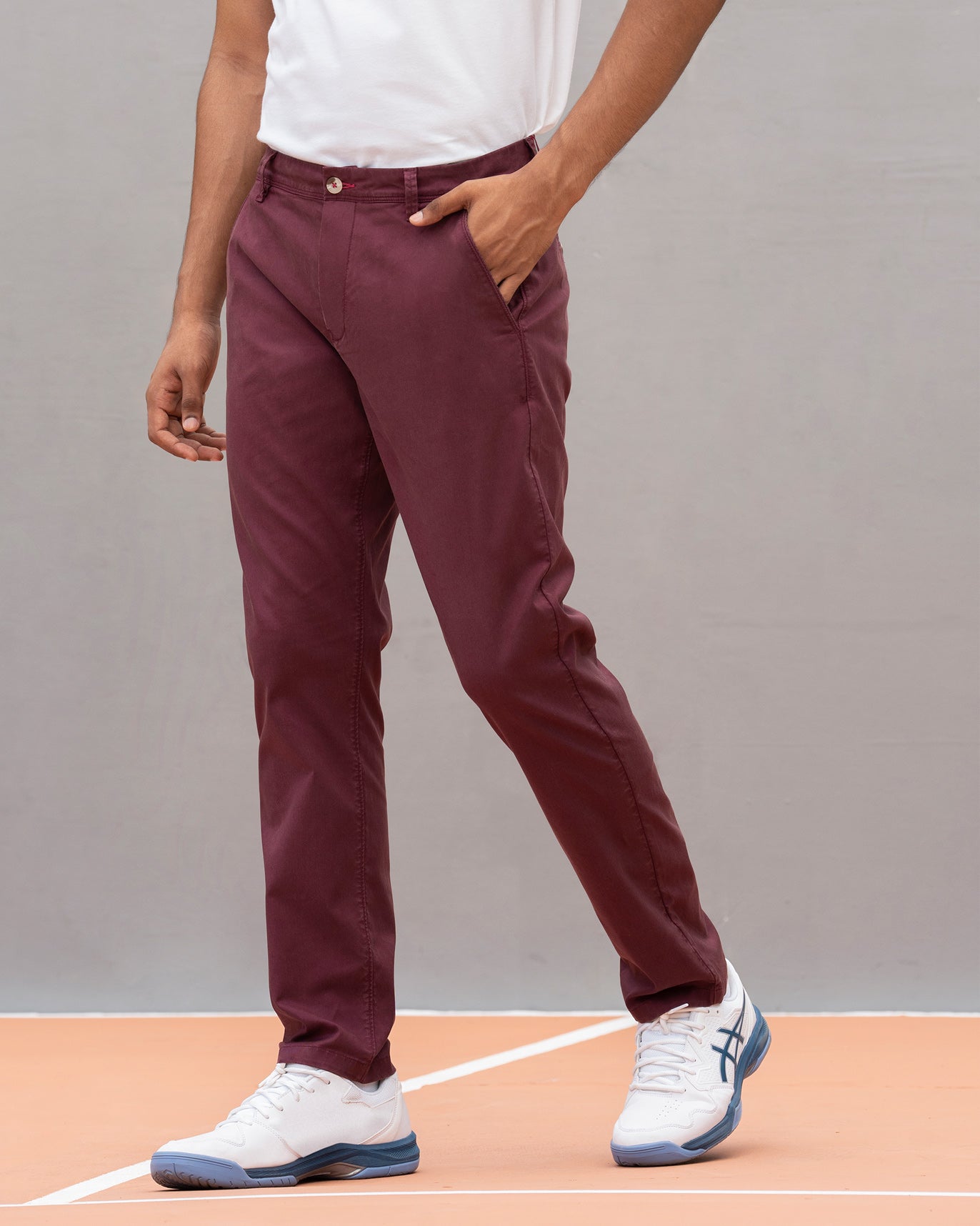 Ace Golf Trousers - Magenta