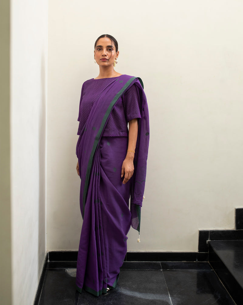 Kanta Sari - Purple & Green