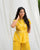 Kimono Sash Top - Yellow