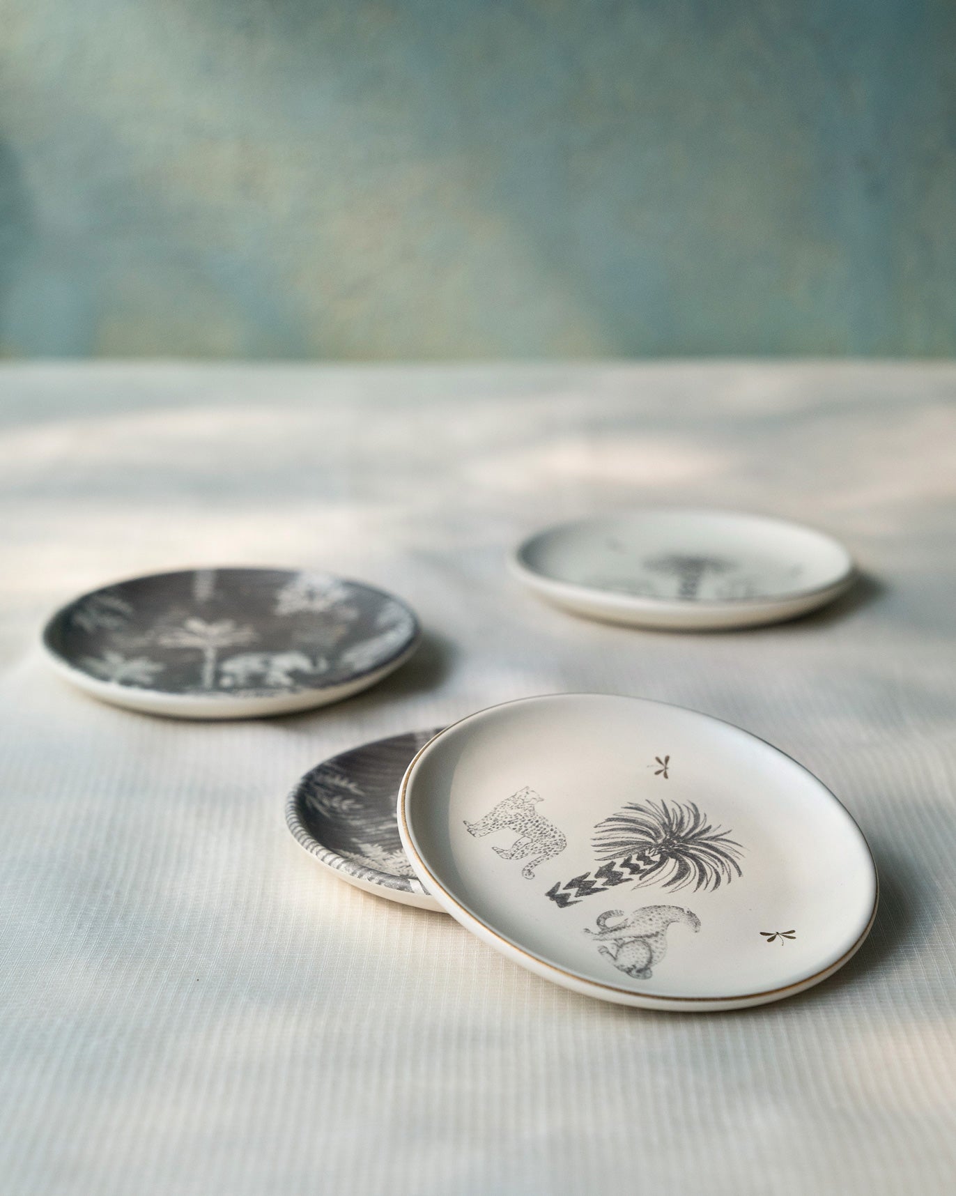 Periyar Tea Plates (Set of 4)