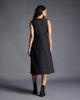 Celeste Overlap Dress - Charcoal