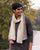 Cocoon Pashmina Scarf - Brown & Beige