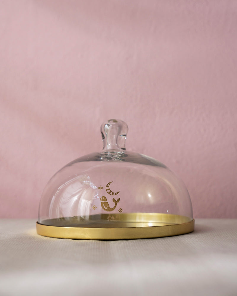 Myra Cookie Plate with Cloche