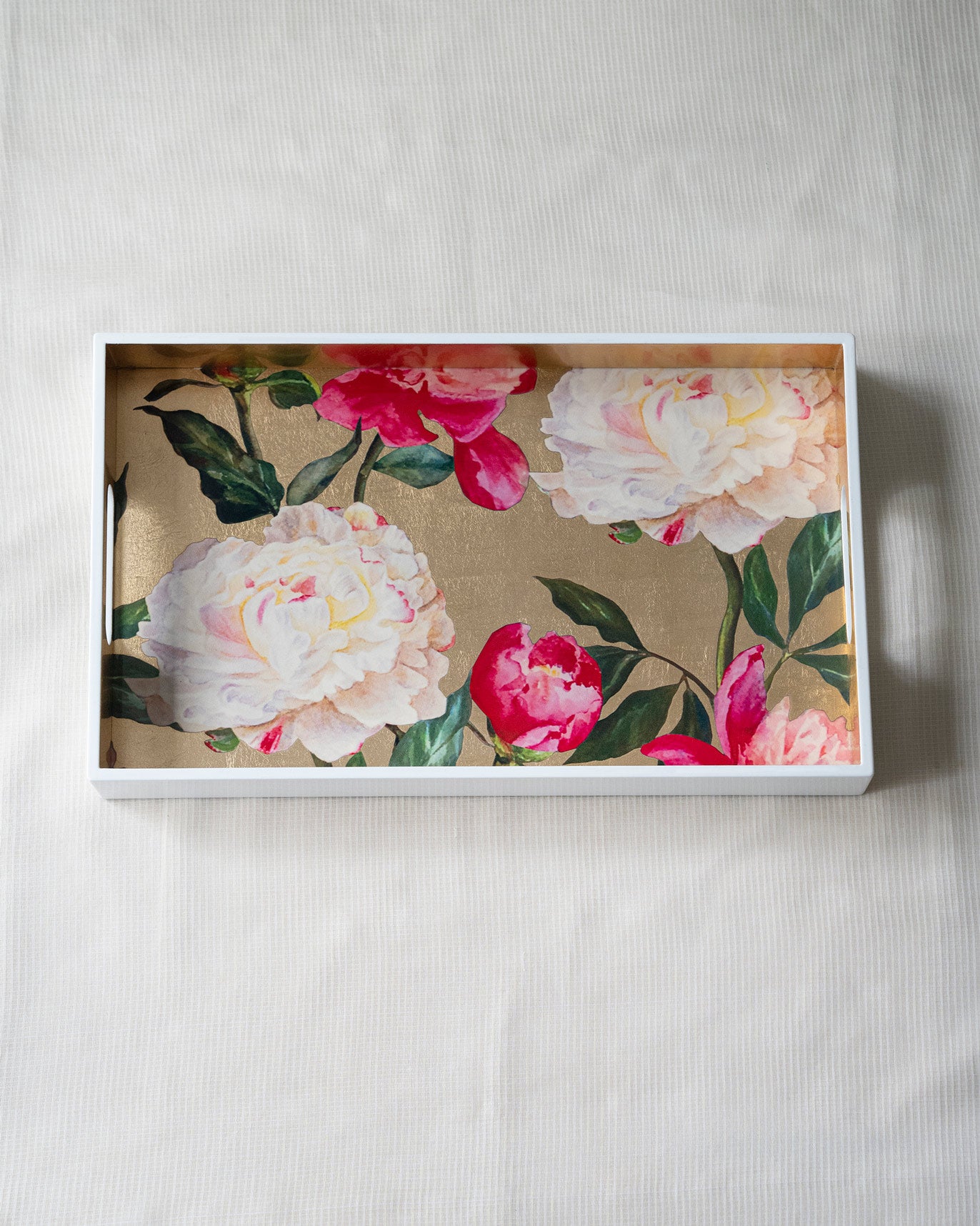 Sitara Peony Tray - Rectangle