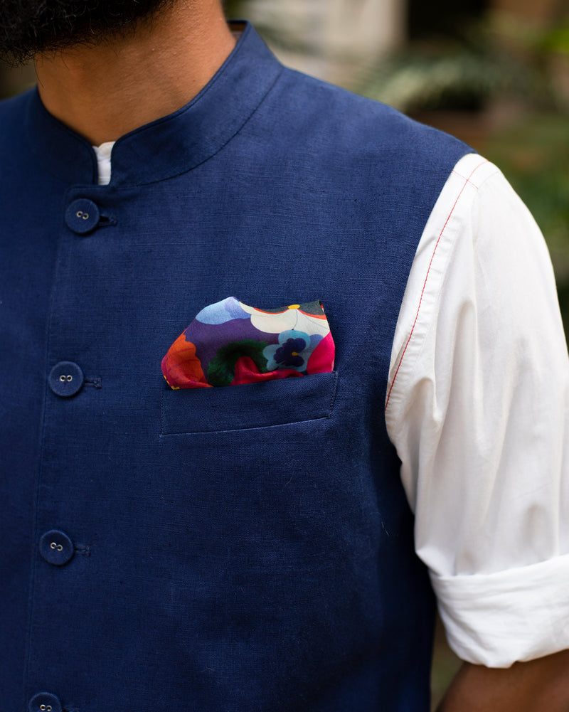 Viola Pocket Square - Multi Color