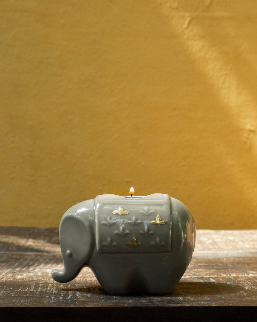 The votive lit.