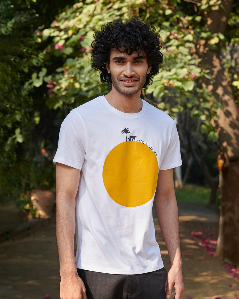 Live by the Sun T-Shirt - White