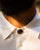 Luna Button Pin - Navy