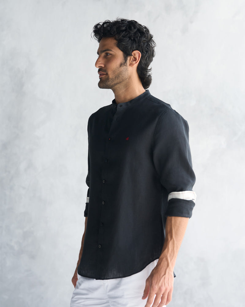 Nawab Shirt - Black