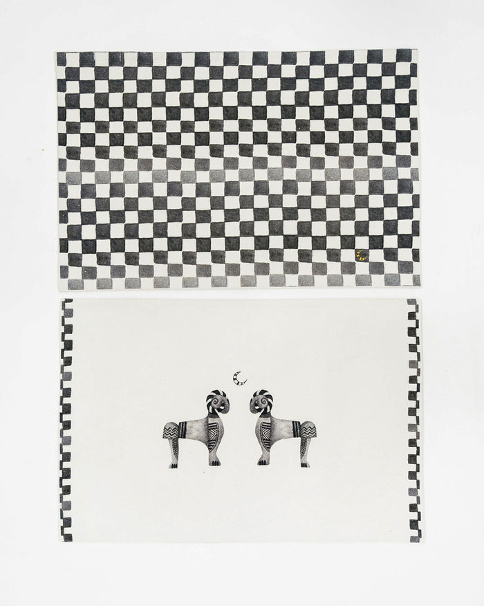 Ram Under The Moon Placemat (Set of 2)