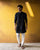 Colombo Kurta - Black & Ivory