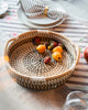 Black and White Seagrass Tray