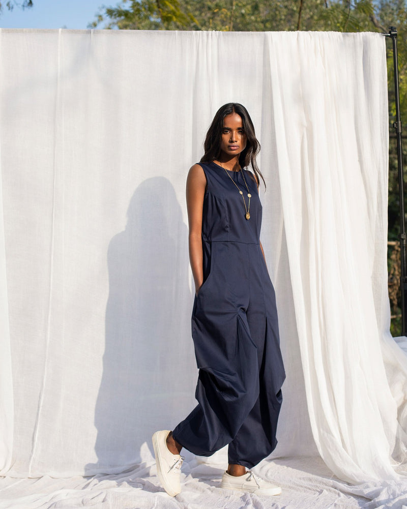 Teesta Jumpsuit - Navy