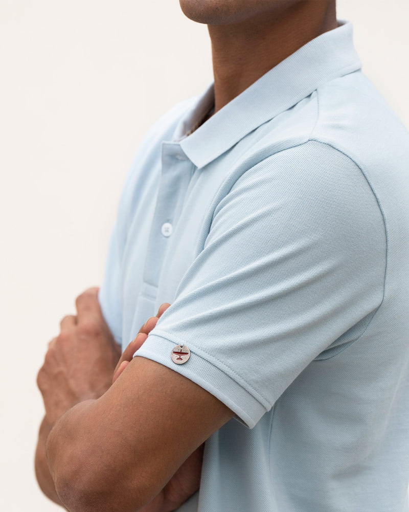 Polo T-shirt - Ice Blue