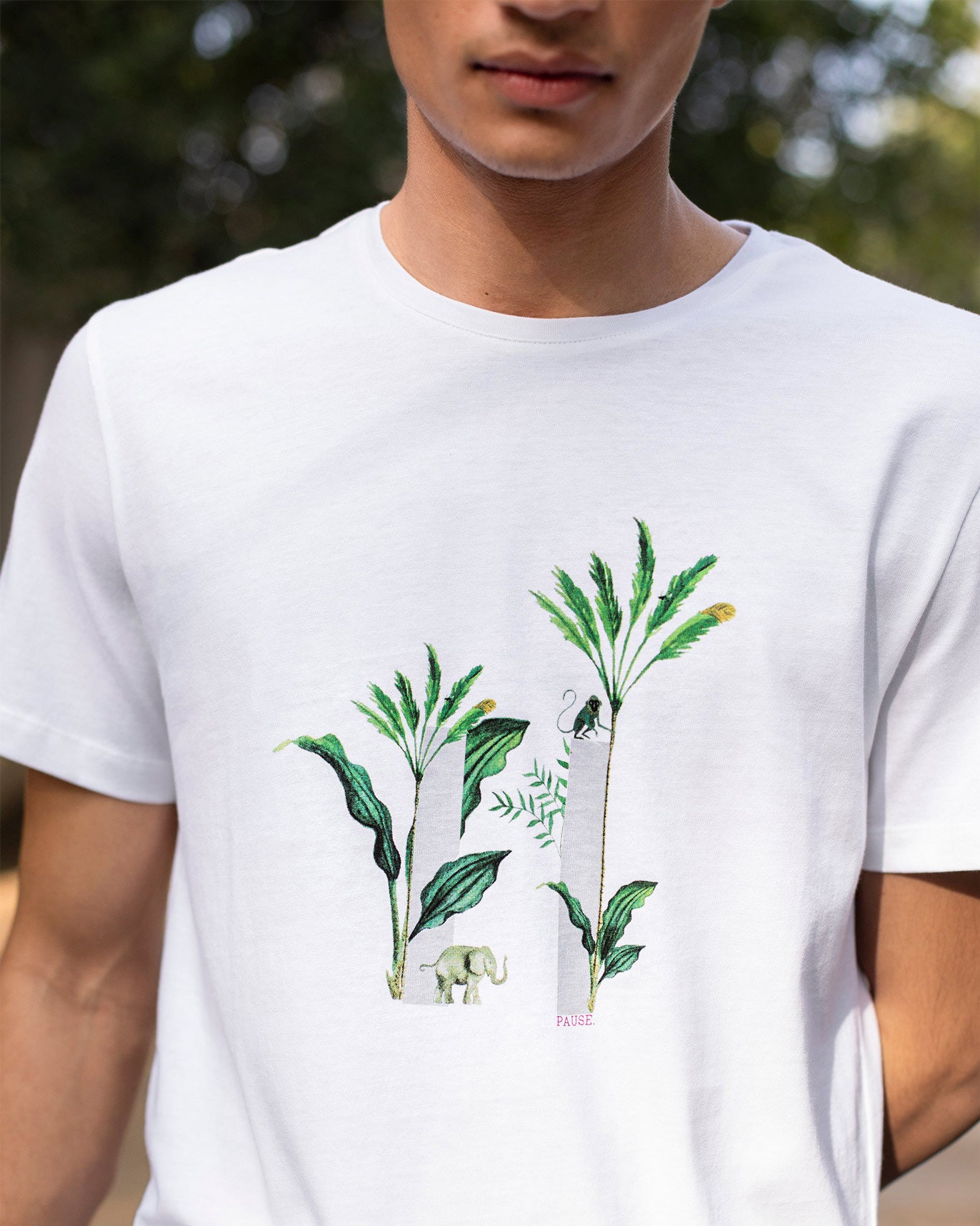 Wildlife Corridor T-Shirt - White