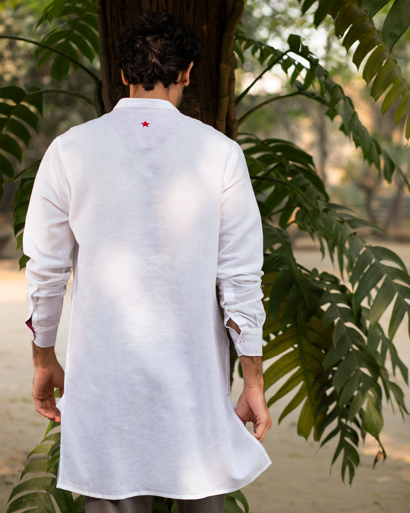 Chandni Chowk Kurta - White