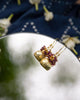 Poppy Drop Earring With Garnet