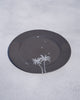 Swaying Palm Quarter Plate - Charcoal