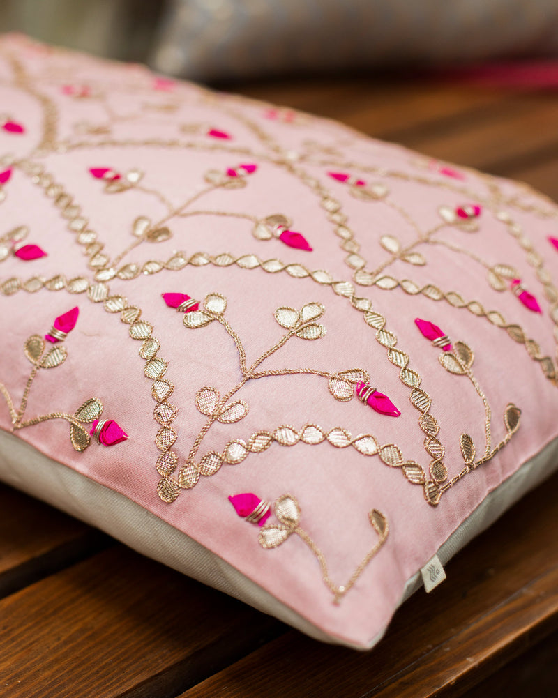Kaas Chanderi Pillow Cover