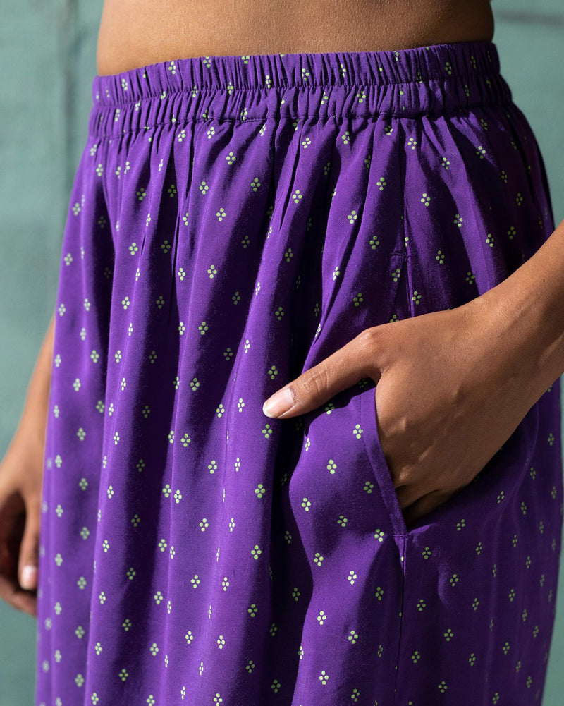 Classic Pyjama - Purple & Green