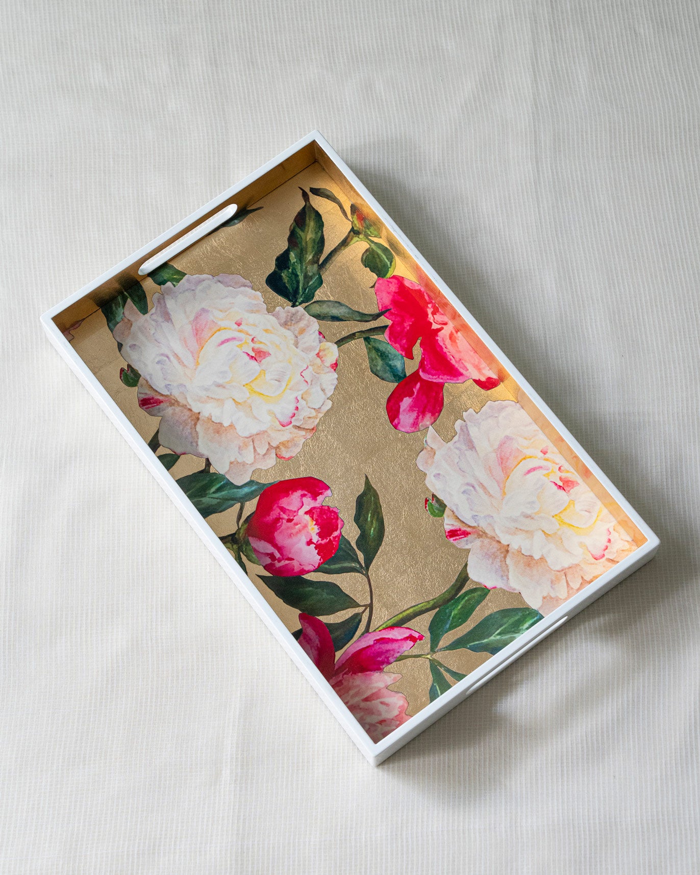 Sitara Peony Tray - Rectangle