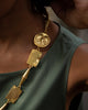 Africa Necklace With the Snake & Ram - Gold