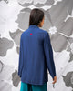 Neck Tie Top - Blue